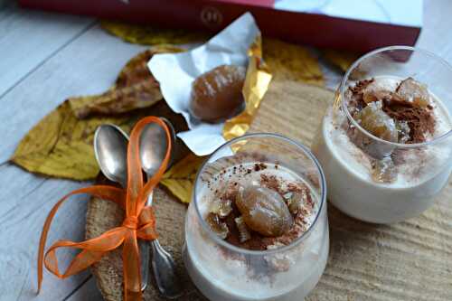 Tiramisu à la crème de marron et marron glacé Jours Heureux