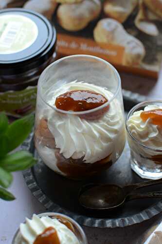 Tiramisu biscuits de  Montbozon confiture de rhubarbe Jours Heureux