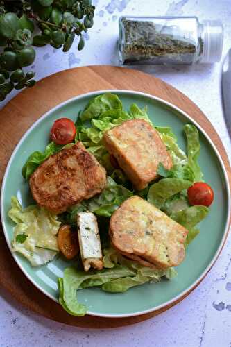 Tofu pané à l'ail des ours