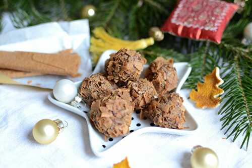 Truffes chocolat noisettes et Gavottes Jours Heureux