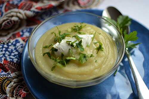 Velouté de panais mascarpone végétarien