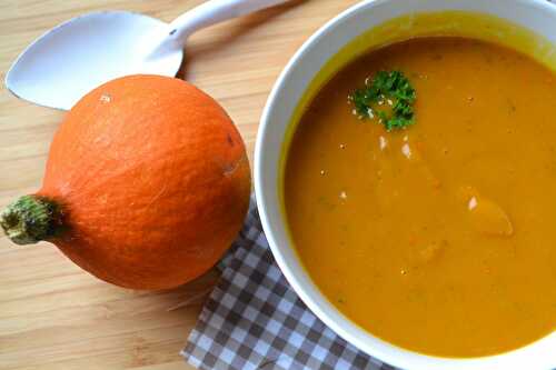 Velouté de potimarron et chataignes