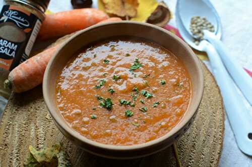 Soupe aux deux lentilles végétarien