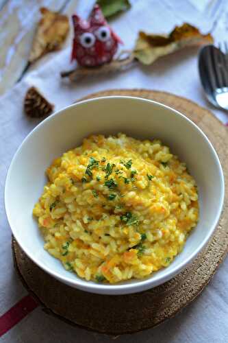 Risotto potimarron végétarien