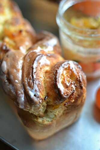 Brioche roulée à la confiture d'agrumes Jours Heureux