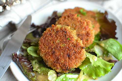 Galettes de quinoa végétarien