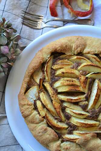 Pâte à tarte au levain et pommes