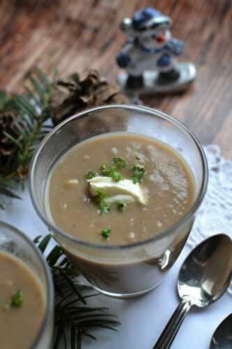 Velouté de chataignes végétarien