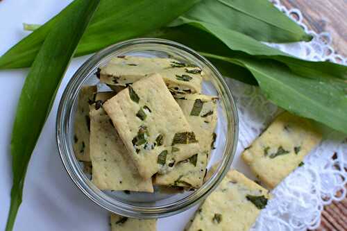 Biscuits apértif à l'ail des ours