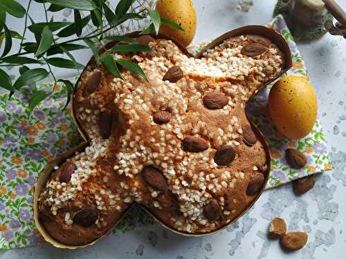 Colomba rapide à faire Pâques