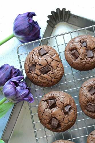Cookies craquelés façon brownie