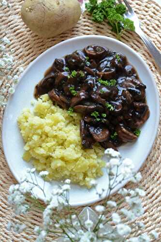 Mijoté aux champignons végétarien