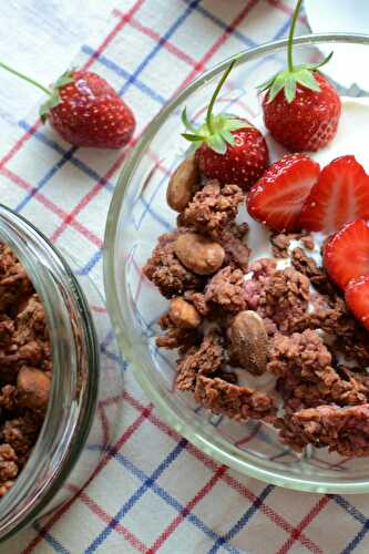 Granola à la fraise