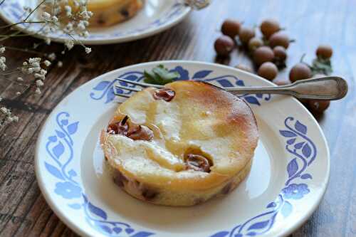 Mini clafoutis aux groseilles à maquereau