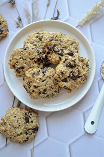 Cookies à l'okara d'avoine végétarien sans oeuf