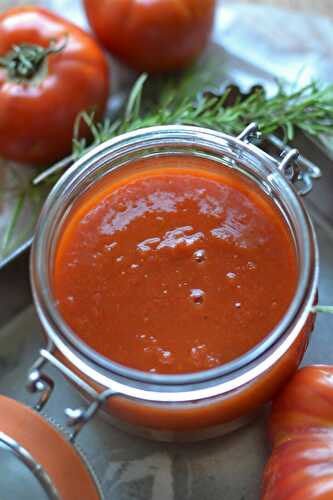 Sauce tomates basilic