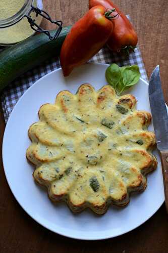 Tarte à la courgette sans pâte végérarien