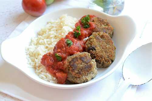 Boulettes d'aubergine sans oeuf