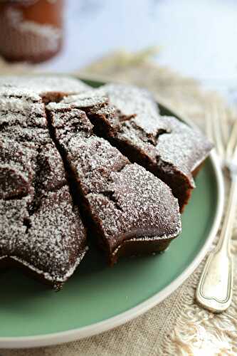 Gâteau cacao miel sans beurre