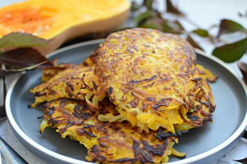 Galettes de courge butternut Végétarien