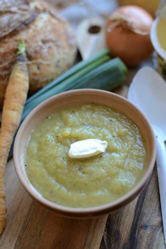 Soupe aux 5 légumes végétarien