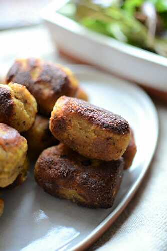 Croquettes de courge butternut végétarien