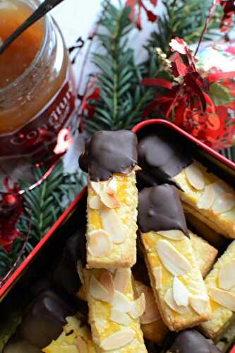 Buchettes chocolat amande confiture de Noel Jours Heureux