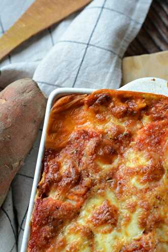 Lasagne courge butternut et patate douce #végétarien