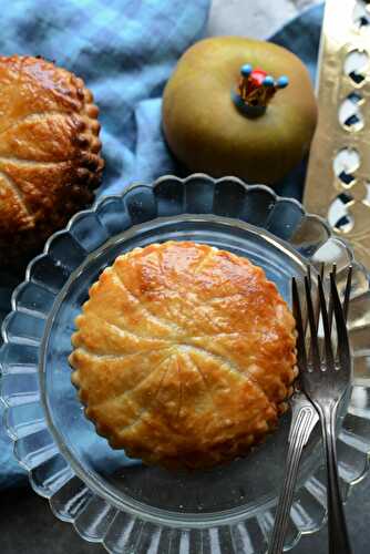 Petites galettes des Rois pommes framboises et miel