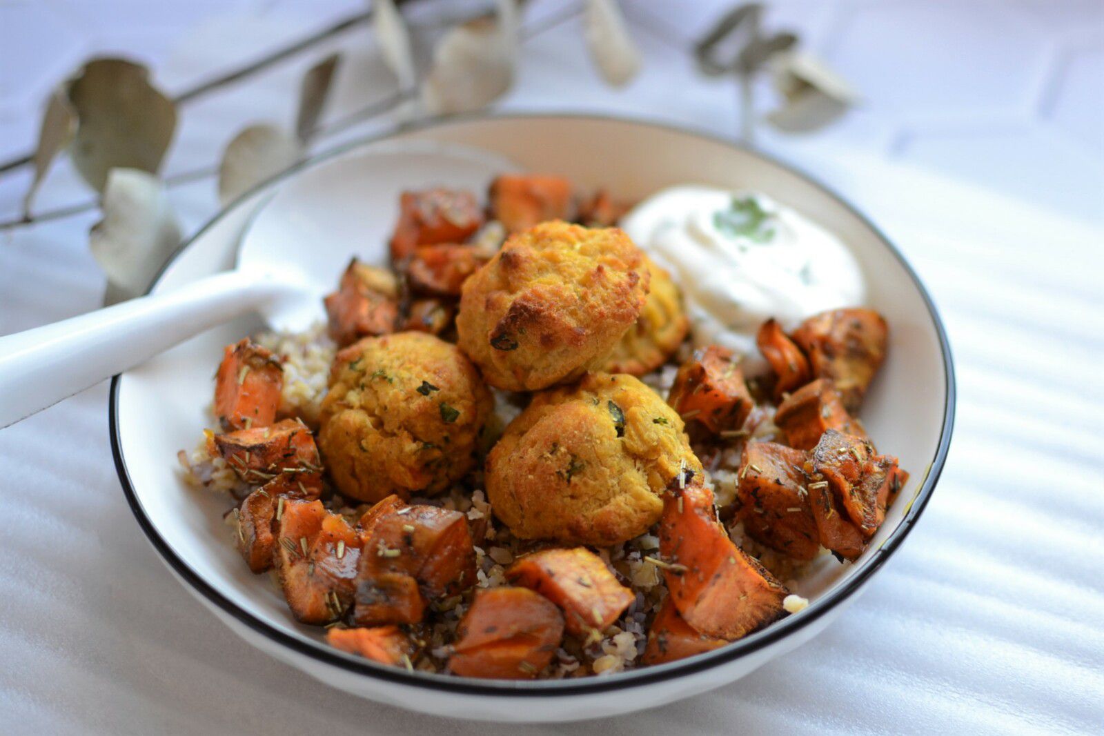 Boulettes lentilles corail et patate douce #végé