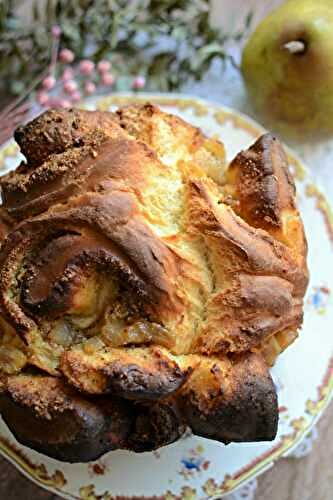 Chinois poire noisettes - Brioche