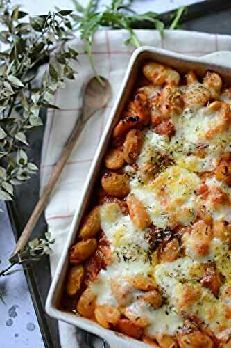 Gratin de haricots blancs #végétarien