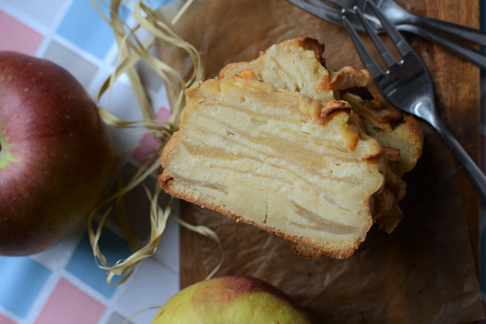 Plumcake millefoglie di mele - cake mille feuilles aux pommes