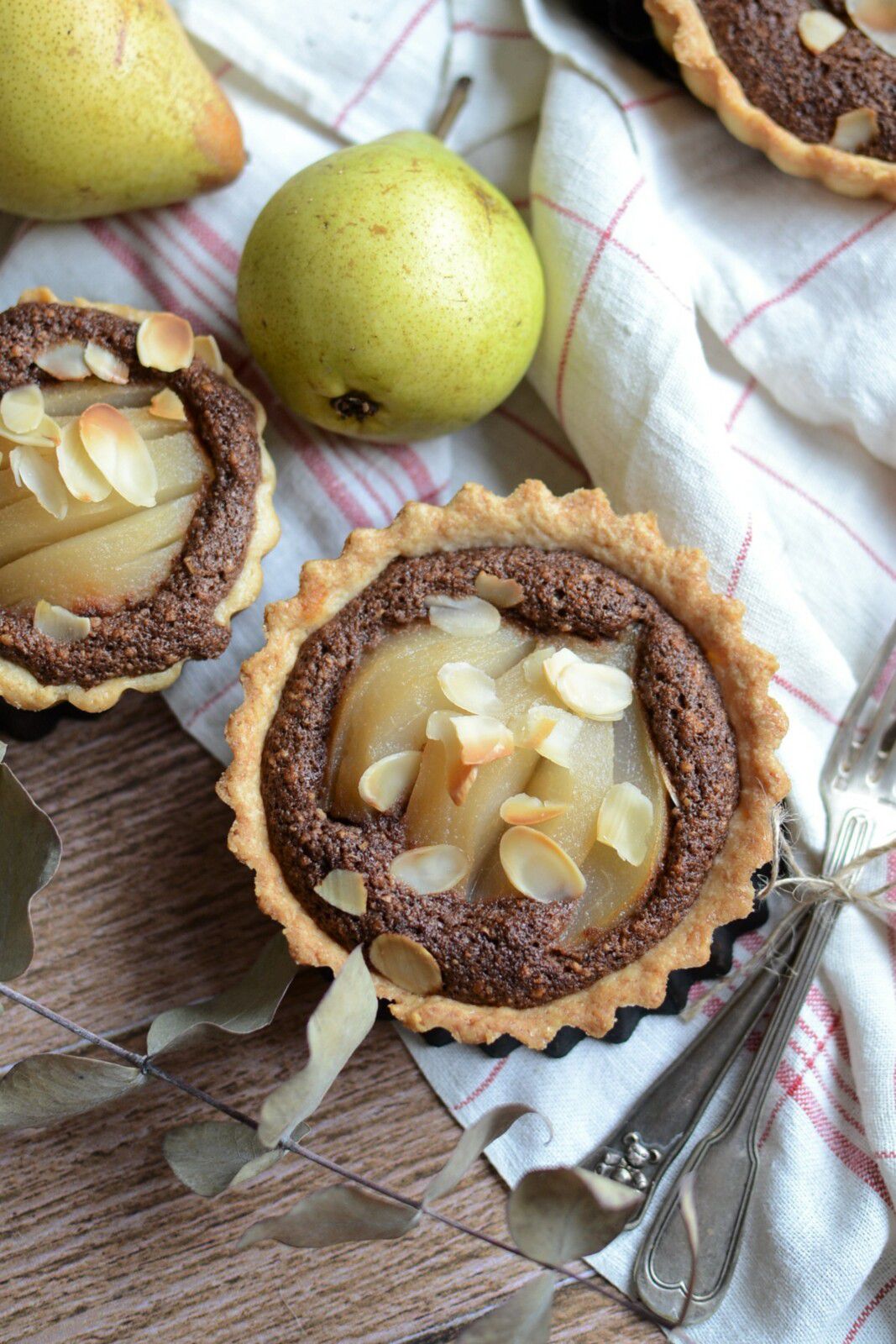 Tartelettes poires chocolat