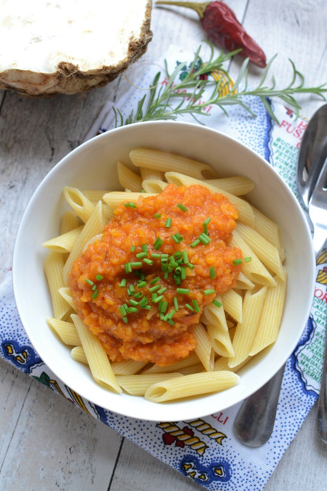 Bolognaise de légumes et pâtes #végétarien