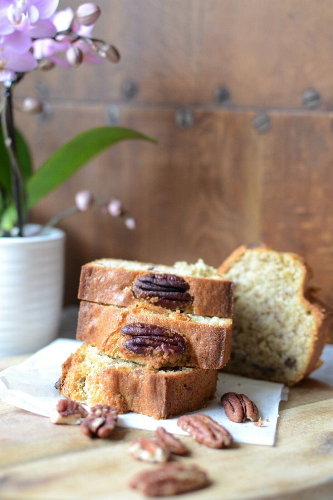 Cake noix de pécan et sirop d'érable