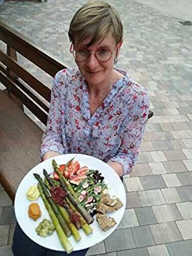 Gratin de spaetzle et asperges blanches d'Alsace