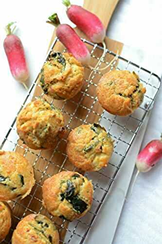 Mini muffins féta et fanes de radis #anti gaspi