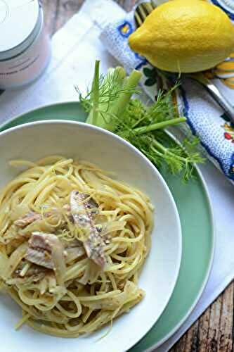 Spaghetti au fenouil et sardines