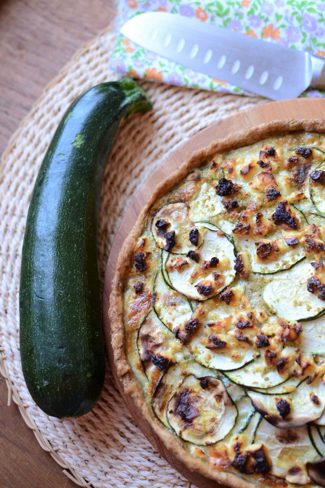 Tarte courgette thon et féta