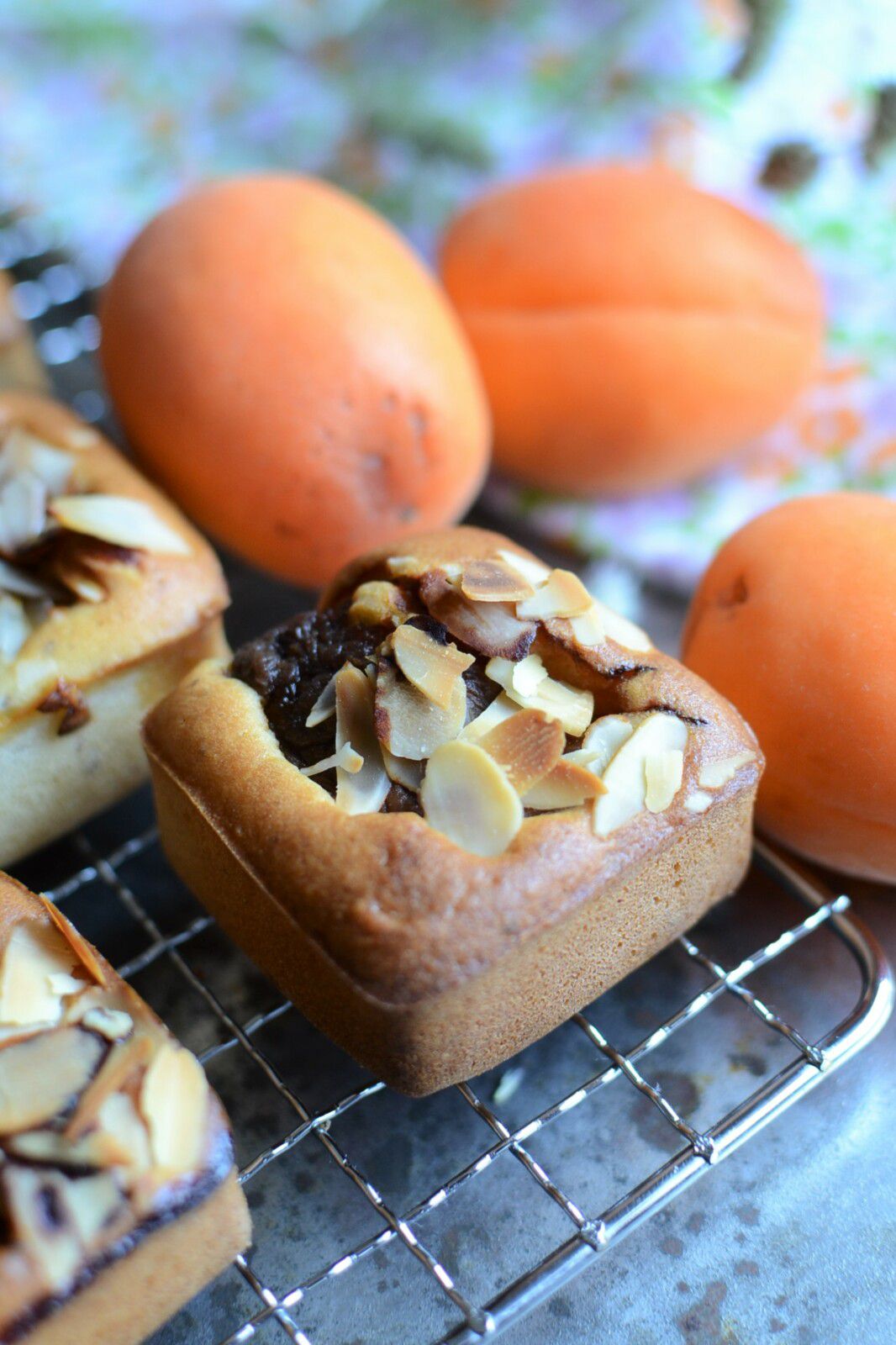 Petits gâteaux amandes abricots