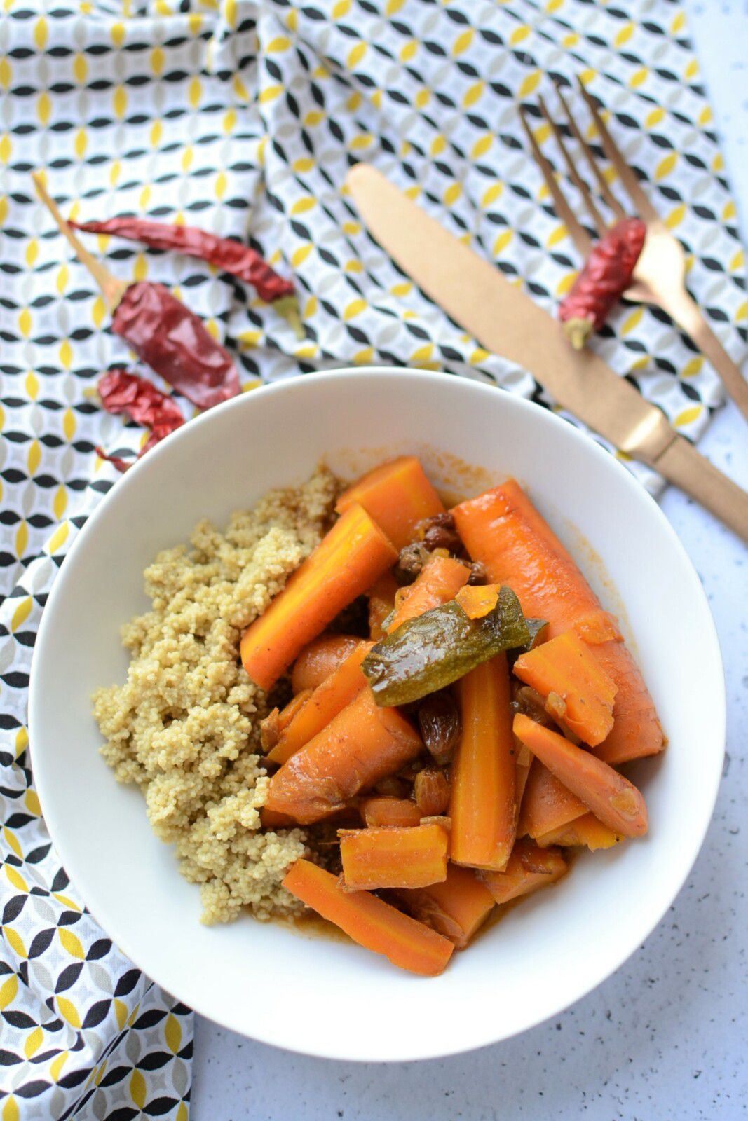 Tajine de carottes #végétarien