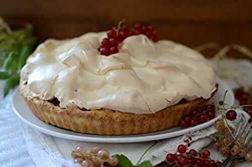 Tarte à la groseille meringuée