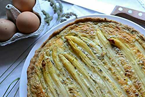 Tarte aux asperges #végetarien