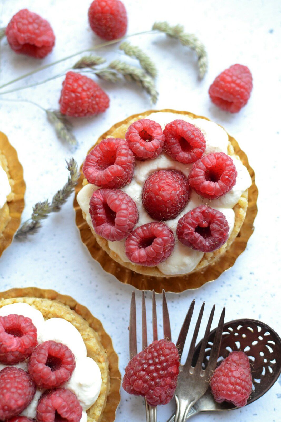 Tartelettes sans cuisson framboises et Petits Beurre Breton Jours Heureux