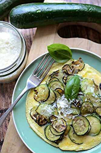 Frittata con zucchine - frittata aux courgettes #végétarien