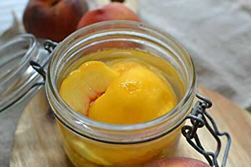 Pêches nectarines au sirop #conserves