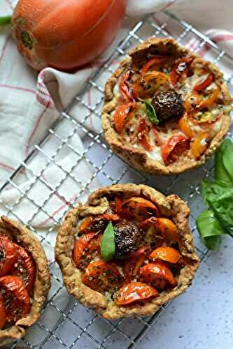 Tartelettes tomates cerises féta #végétarien