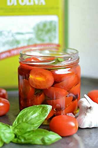 Tomates à l'huile d'olive pour l'hiver #conserves