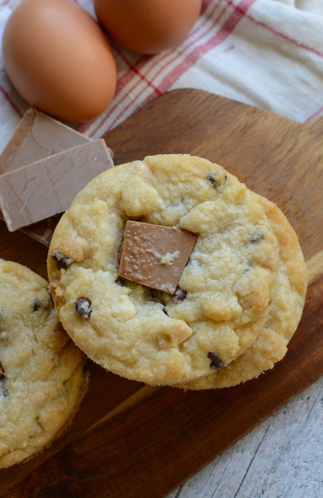 Cookies au chocolat et à la pralinoise